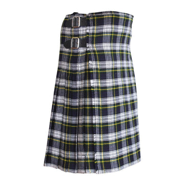 Scottish Dress Gordon Tartan Kilt 8 Yards With Pleats Medium Weight 13oz Leather Straps - biznimart